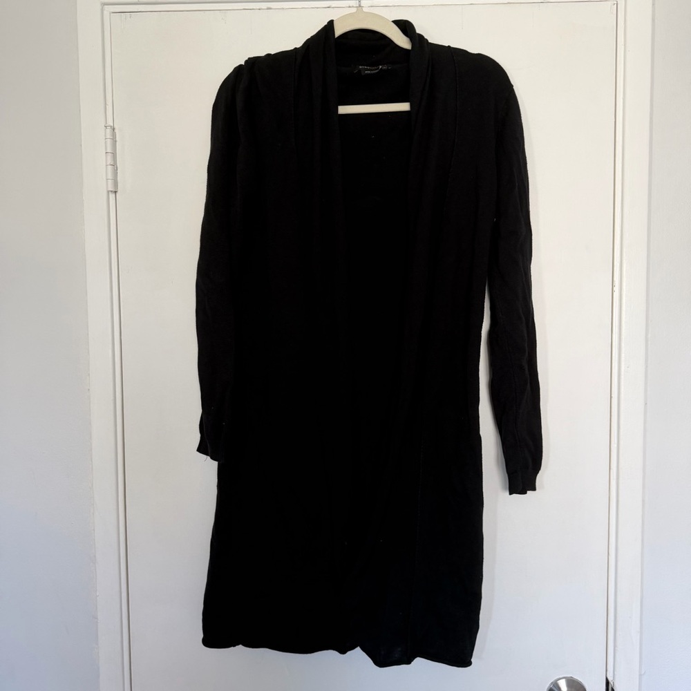 BCBG Black Long Cardigan